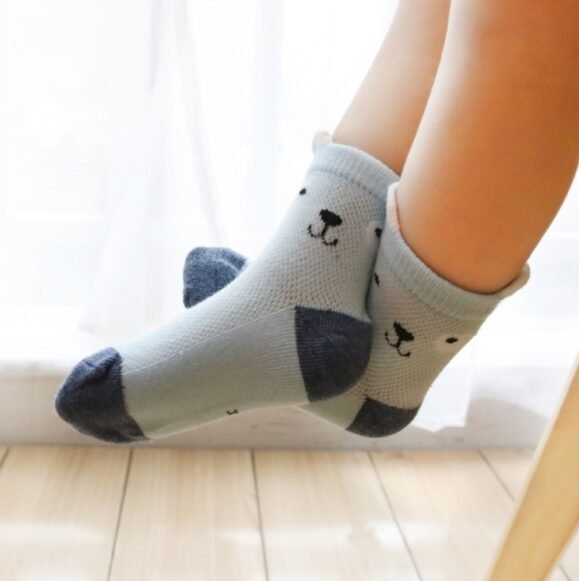 Children's Socks Pack of 5 Colors Breathable Summer Cotton Socks for Boys and Girls – Bild 6