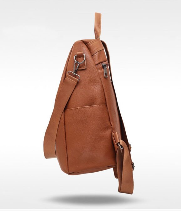 Women's solid color large capacity backpack – Bild 3