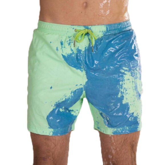 Magical Change Color Beach Shorts Summer Men Swimming Trunks Swimwear Swimsuit Quick Dry bathing shorts Beach Pant – Bild 3