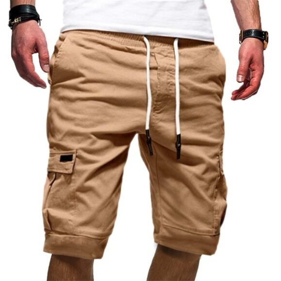 Men Casual Jogger Sports Cargo Shorts Military Combat Workout Gym Trousers Summer Mens Clothing – Bild 4