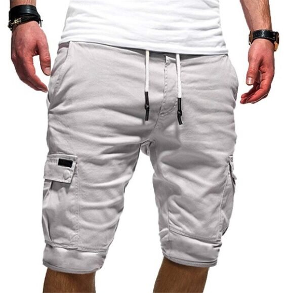 Men Casual Jogger Sports Cargo Shorts Military Combat Workout Gym Trousers Summer Mens Clothing – Bild 3