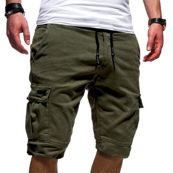 Men Casual Jogger Sports Cargo Shorts Military Combat Workout Gym Trousers Summer Mens Clothing – Bild 5