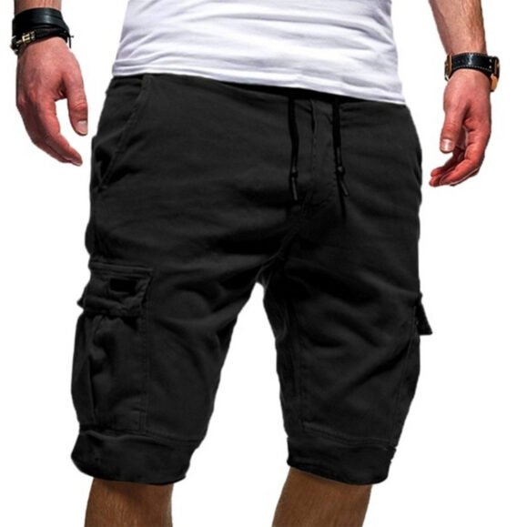 Men Casual Jogger Sports Cargo Shorts Military Combat Workout Gym Trousers Summer Mens Clothing – Bild 2