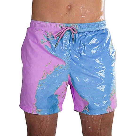 Magical Change Color Beach Shorts Summer Men Swimming Trunks Swimwear Swimsuit Quick Dry bathing shorts Beach Pant – Bild 6