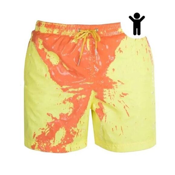 Magical Change Color Beach Shorts Summer Men Swimming Trunks Swimwear Swimsuit Quick Dry bathing shorts Beach Pant – Bild 4