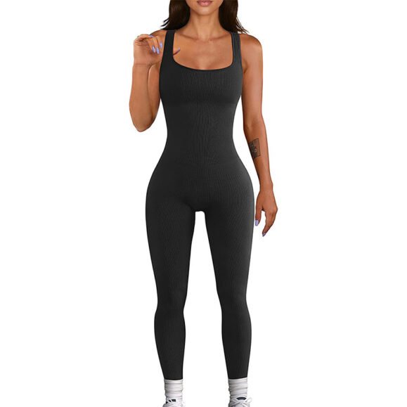 Women's Suspender Tank Top Tights – Bild 4