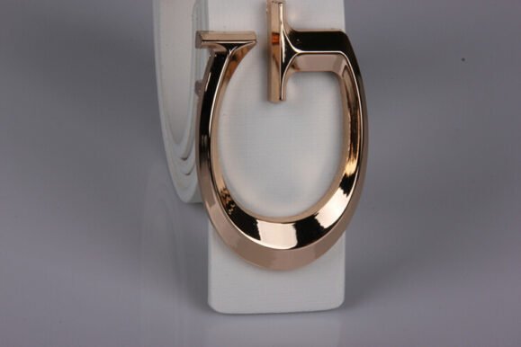 Casual Fashion Men's And Women's Alloy Belt With Jersey Buckle – Bild 6