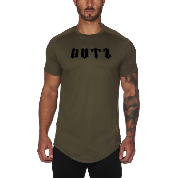 New Gym Wear Plain Shirts Custom Mens Fitness Sports Clothing - Image 6