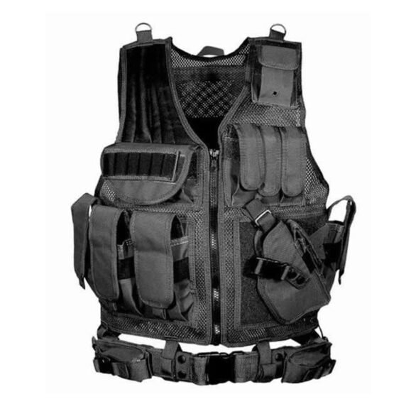Tactical Vest Military Combat Army Armor Vests Molle Airsoft Plate Carrier Swat Vest Outdoor Hunting Fishing CS Training Vest – Bild 4