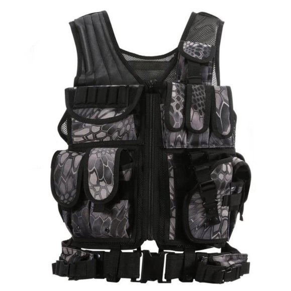 Tactical Vest Military Combat Army Armor Vests Molle Airsoft Plate Carrier Swat Vest Outdoor Hunting Fishing CS Training Vest – Bild 3