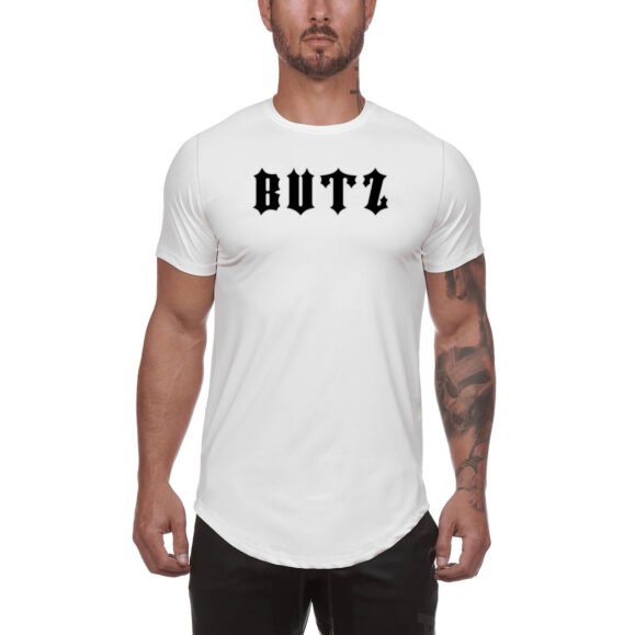 New Gym Wear Plain Shirts Custom Mens Fitness Sports Clothing - Image 4