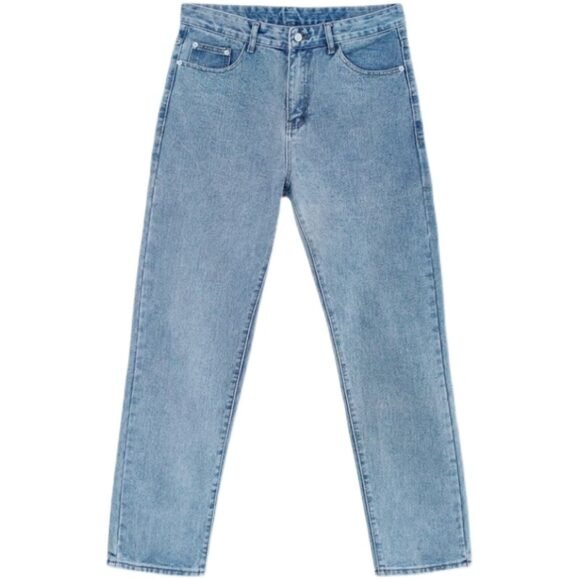 All-match Men's Loose Blue Straight-leg Jeans – Bild 5
