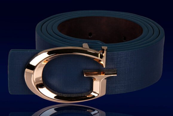 Casual Fashion Men's And Women's Alloy Belt With Jersey Buckle – Bild 5